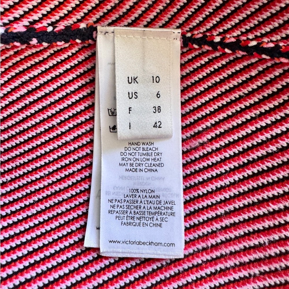 🍓Victoria Beckham, fruit pattern shift dress, s/s 17 in navy - Picture 14 of 14